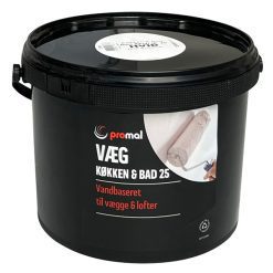 Promal vægmaling vådrum glans 25 3 liter